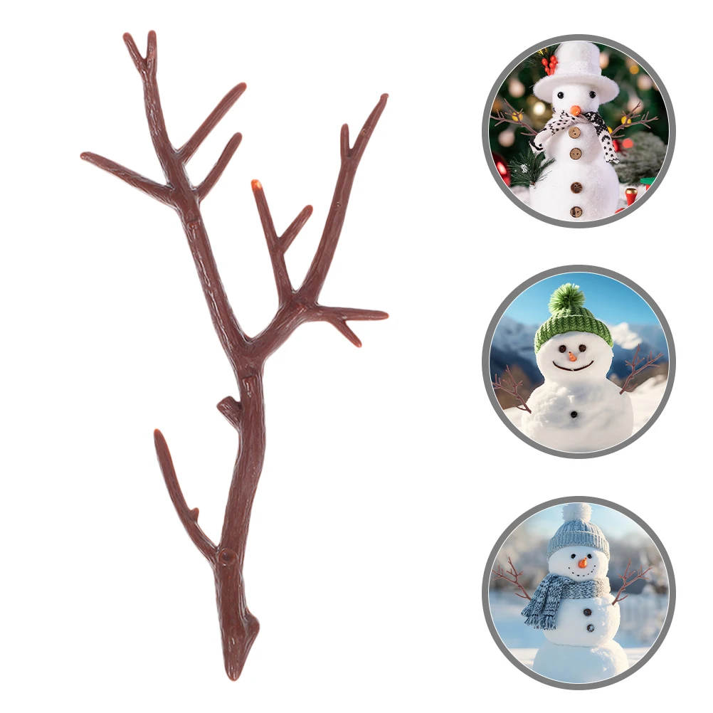 

20 Pcs Artificial Antler Branches Ornaments for Decoration Deer Christmas Crafts