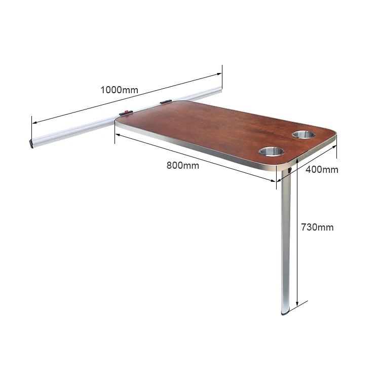 

Wall-mounted Folding Table Wooden Foldable Table For RV Camper Van Caravan Interior