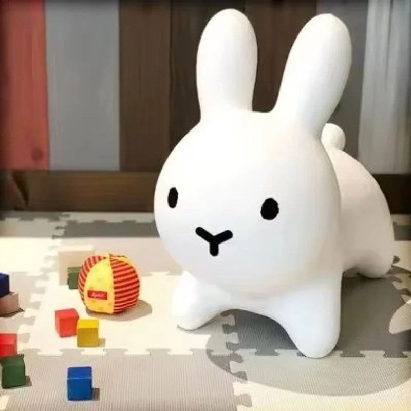 Inflatable Bouncy Bunny Hopper Soft Cute Kids Animal Rabbit Bouncer PVC Jumping Ride on Children Baby Play Toys