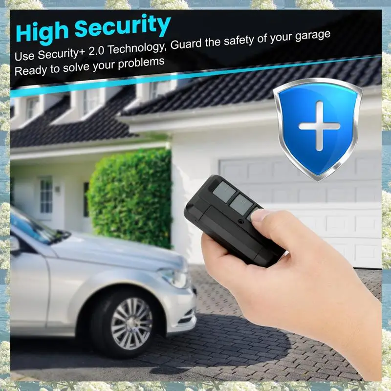 New-894LT Garage Door Opener Learning Keypad Remote Control, For Liftmaster/Chamberlain/Craftsman Garage Door Opener Remote