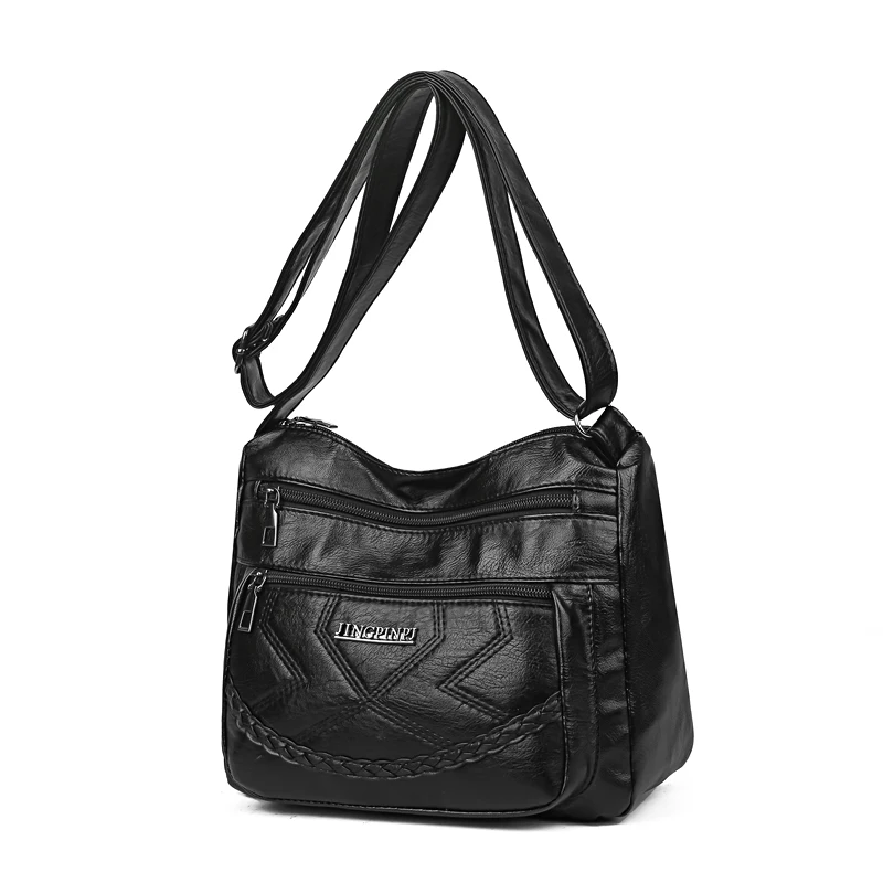 Kann auf beiden Schultern und als Umhängetasche getragen werden, modische Damenhandtasche, geeignet für Partys, Reisen, große Kapazität. – Detail 6