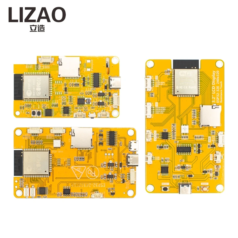 ESP32 Development Board WiFi Bluetooth Touch Screen 2.4/2.8/3.2 Inch TFT Display Timed Switch Control Board For DIY Project