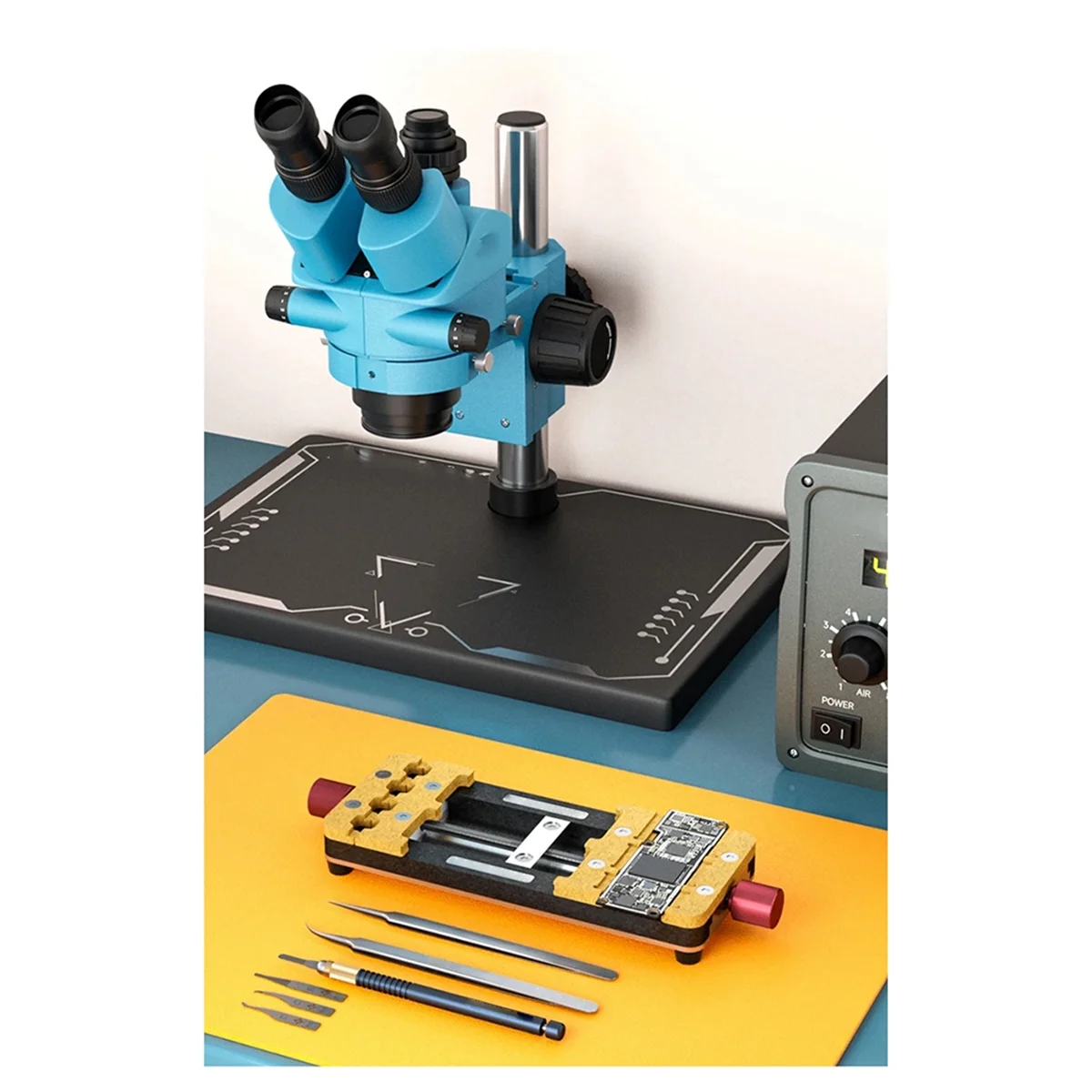 

BAAQ Универсальный S3 Многофункциональный держатель печатной платы мобильного телефона Нагревательное зажимное приспособление для ремонта материнской платы телефона