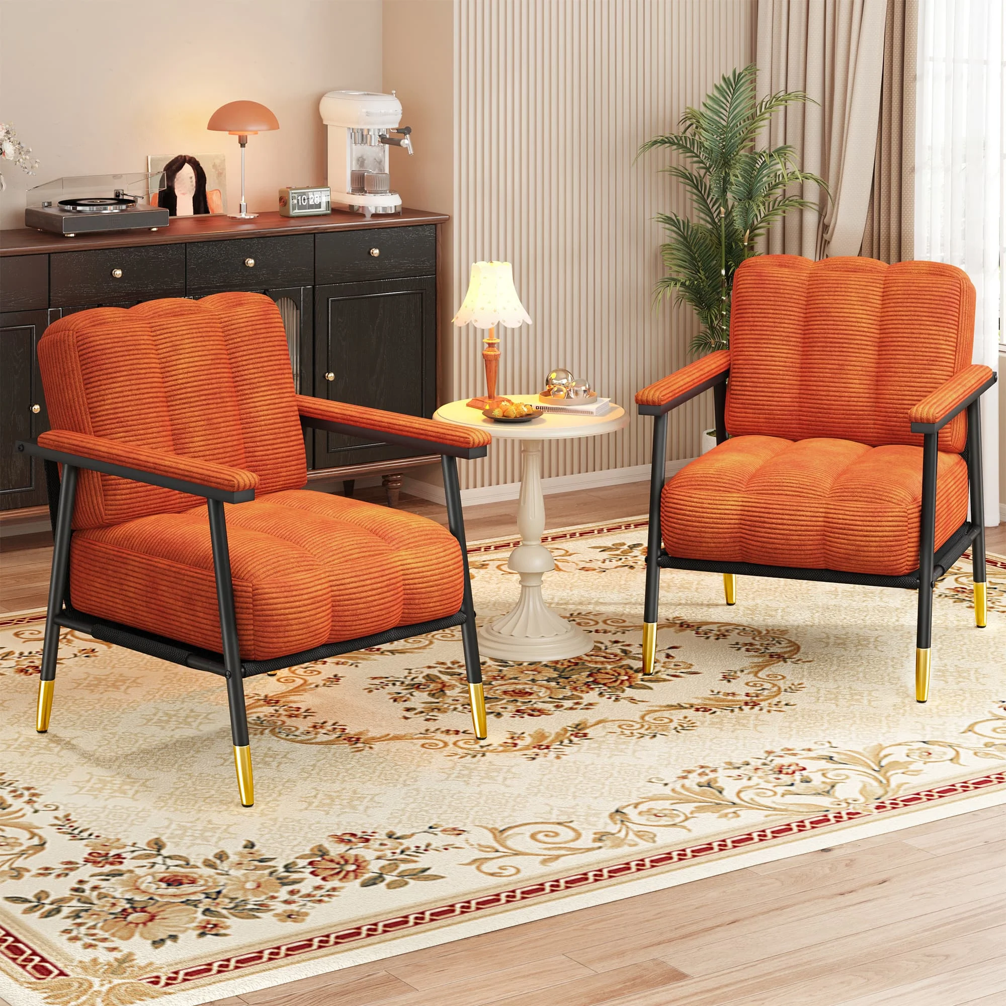 Modern Upholstered Accent Chair 4