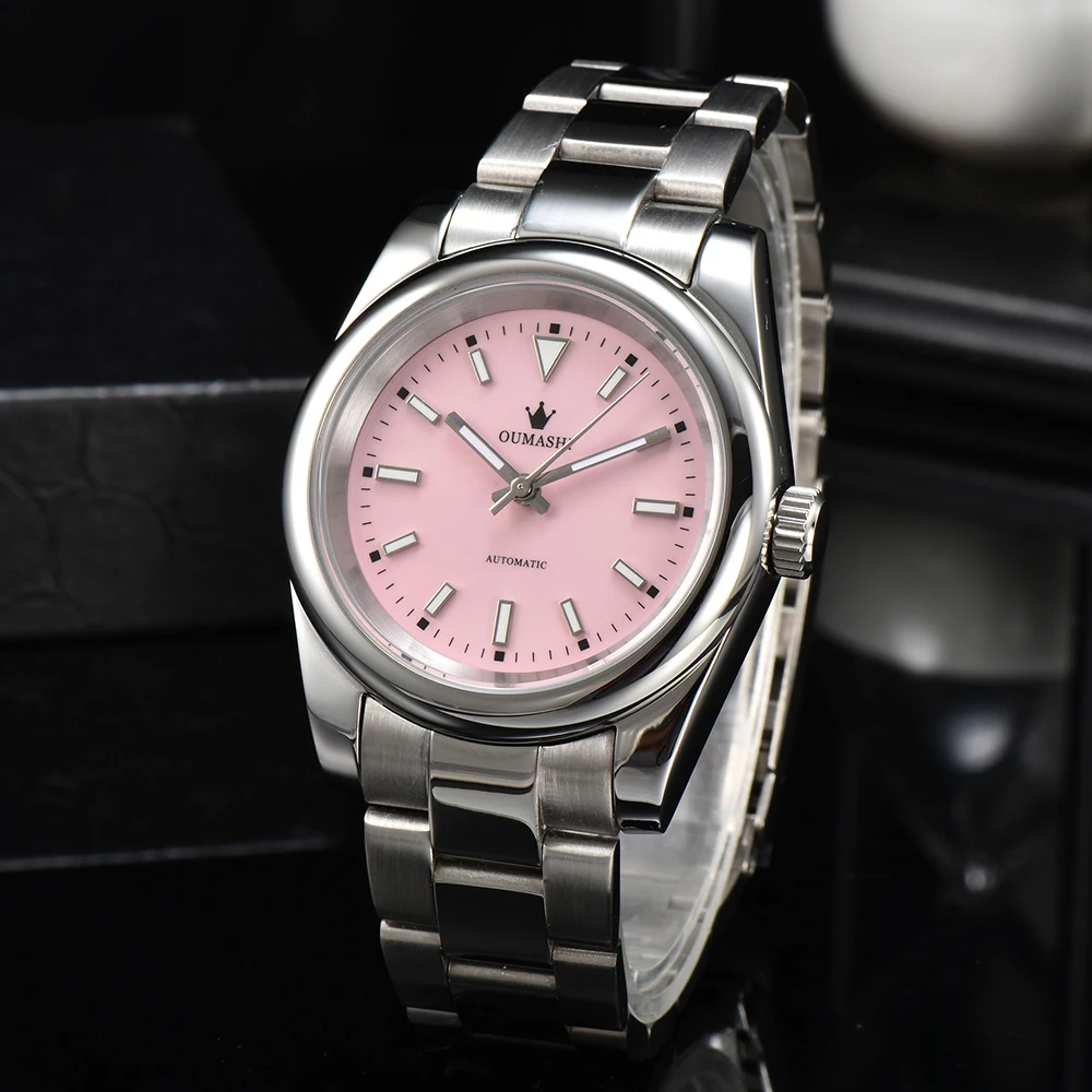 Customized 39mm watches for men NH35 Oyster Watch Japan NH35 Movement Stainless Steel Automatic Watch Mechanical Watch