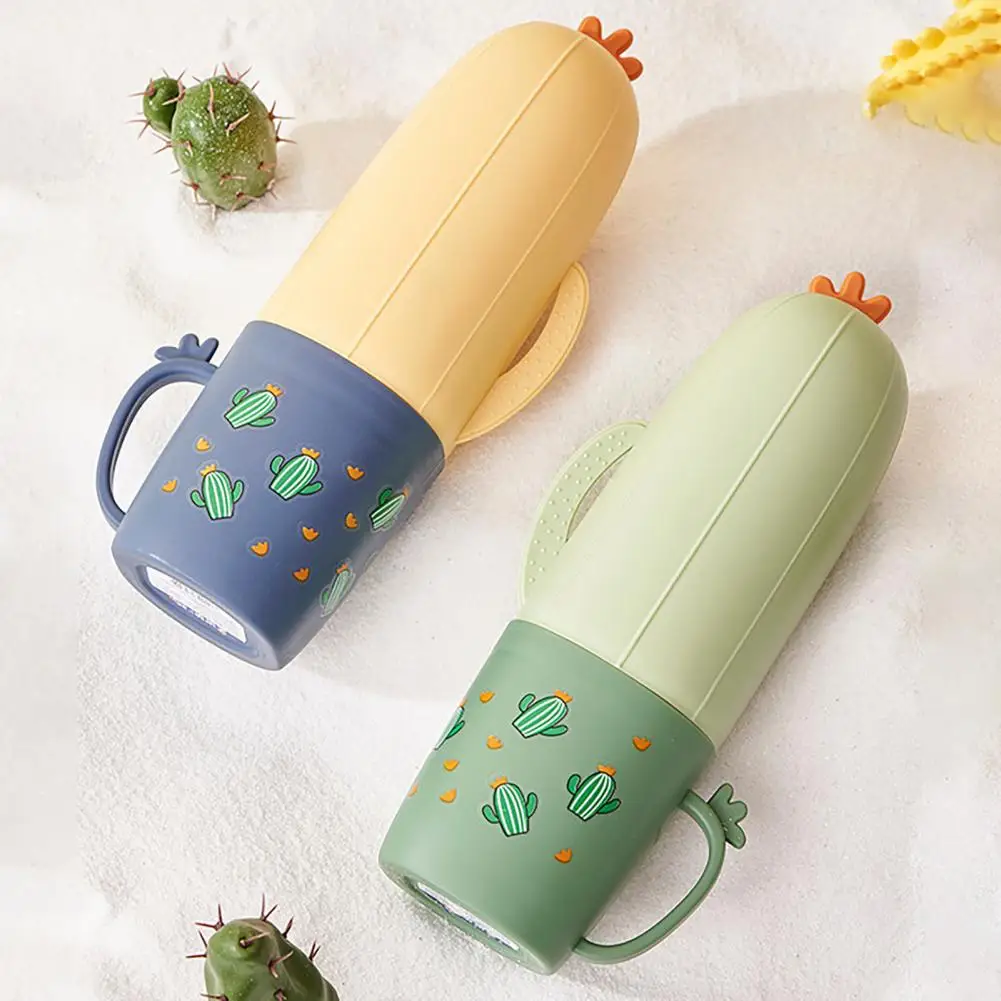 Travel Toothbrush Container Durable Portable Travel Tooth Brush Case Bathroom Organizer Compact Toothbrush Storage Case