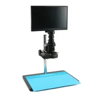 1080P 60FPS HDMI Video Microscope Camera with 11.6 LCD Integrated Display 200X 500X Lens for Zoom Digital Image Acquisition