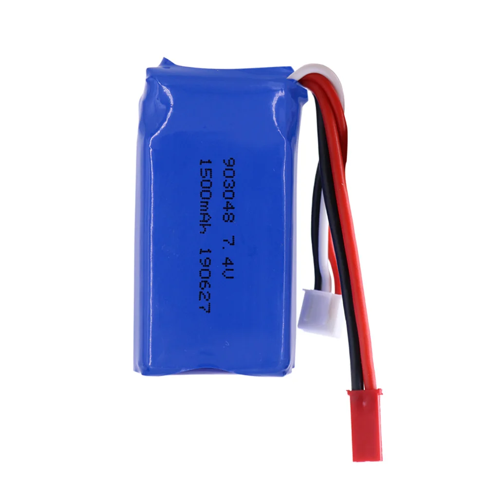 2 Pz/set 7.4V 1500mah LiPo Batteria Per Wltoys V353 A949 A959 A969 A979 k929 7.4v Drone Batteria per i giocattoli di RC Auto Elicottero Barche