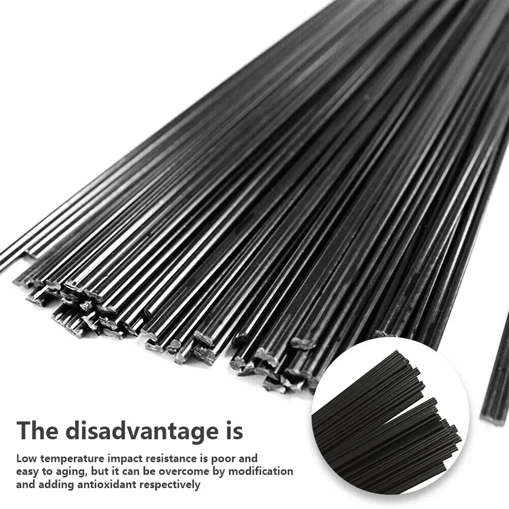 40pc 200mm PP Plastic Welding Rods Low Temperature Welding Sticks For Car Bumper Repair Welder Tool Soldering Supplies