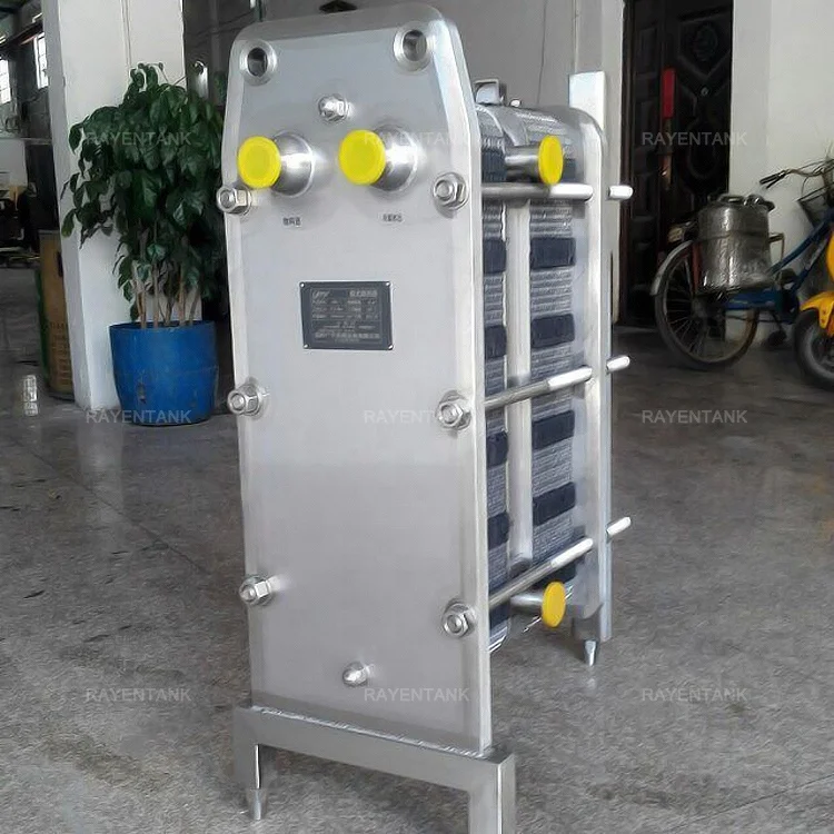 Parti di scambio di calore dello scambiatore di calore del condensatore raffreddato ad acqua personalizzato in acciaio inossidabile Scambiatore di calore a piastra 304SS