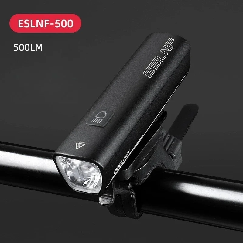 ESLNF 1000LM Hochleistungs-Fahrrad-Frontlicht aus Aluminiumlegierung, wasserdicht, über USB wiederaufladbar, Fahrradlicht mit hohem Lumen