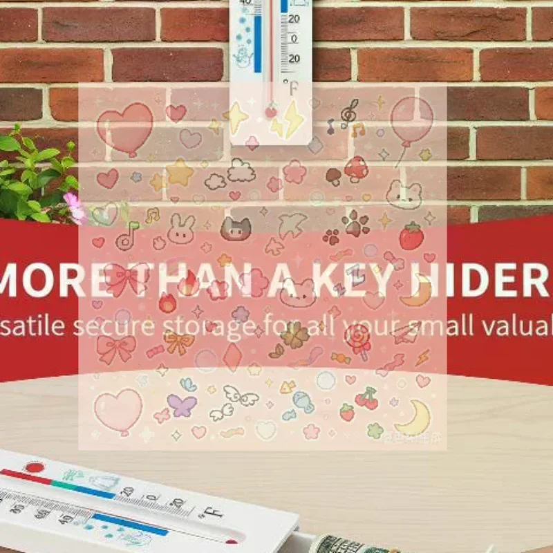 Small Private Money Box  Diversion Stash Hidden Safes Compartment Secret Storage Outdoor Container Jewely Money Case