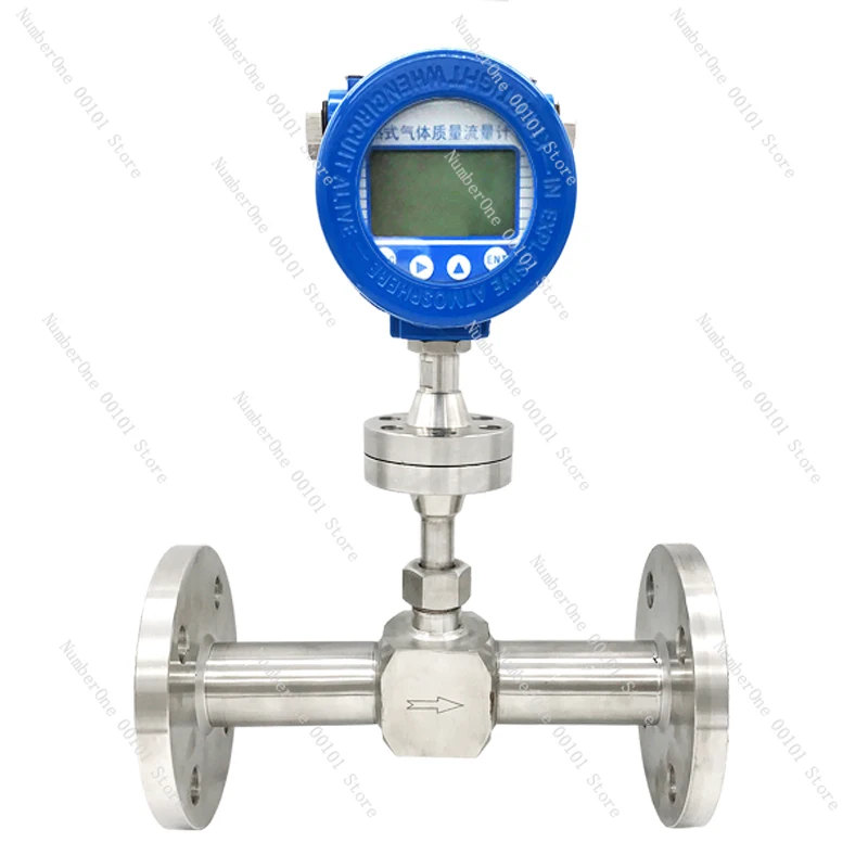 Thermal Gas Mass and Flow Meter, Plug-in Duct Type Air, Natural Gas Hydrogen, Liquefied Gas Flowmeter