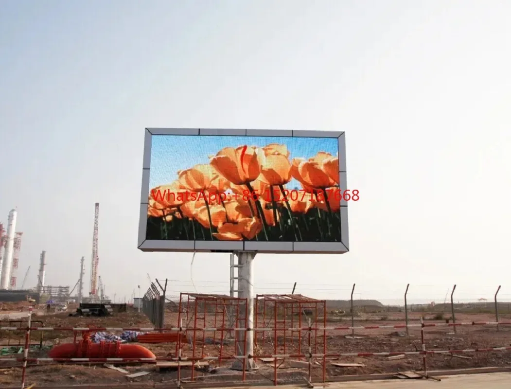 Outdoor LED Billboard Display Sign P10 Waterproof HD 960*960mm Iron Cabinet