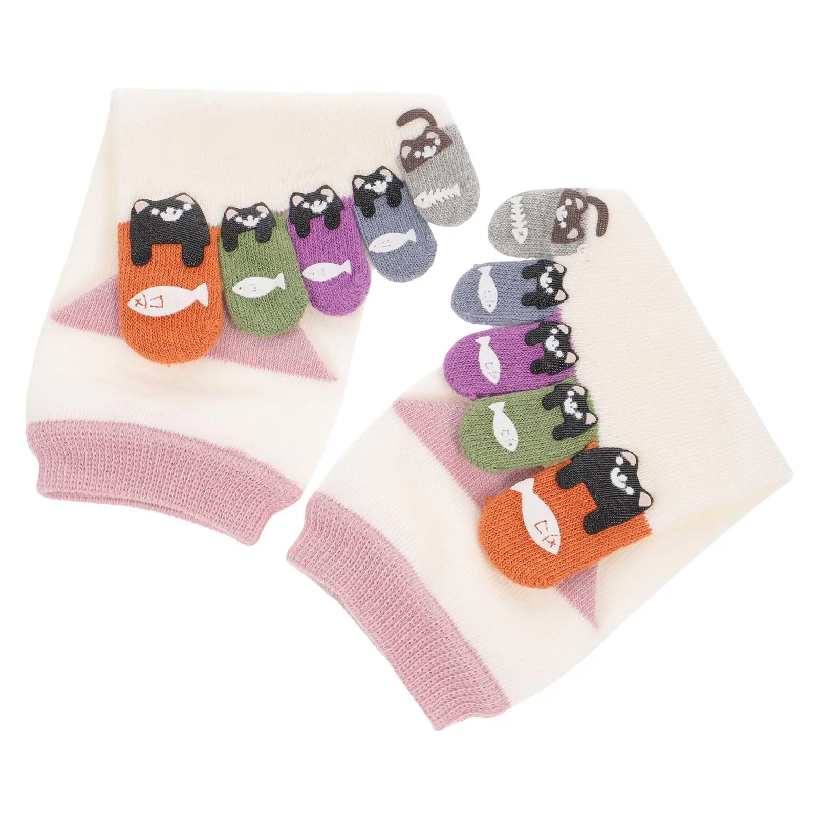 

Toe Socks Sports Cotton for Women with Toes Seamless Separated Teen Girls