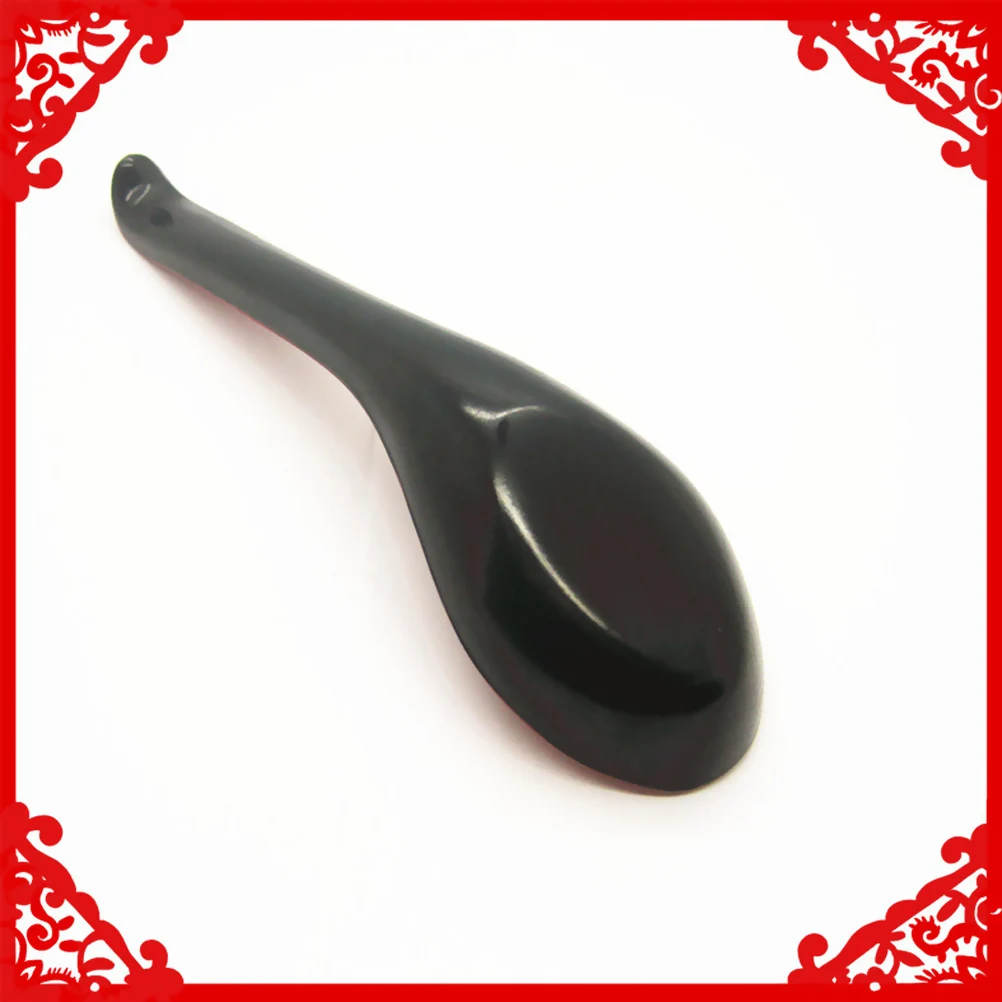 

3pcs Plastic Reusable Dinner Spoons Asian Chinese Soup Spoons Set Large Spoons with Long Handle