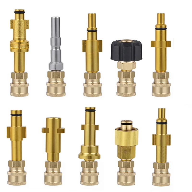 Imagem -03 - Lavadora de Pressão Conector Rápido Spray Gun Wand Baioneta Adaptador Liberação Fitting para Karcher Lavor Desconexão Rápida