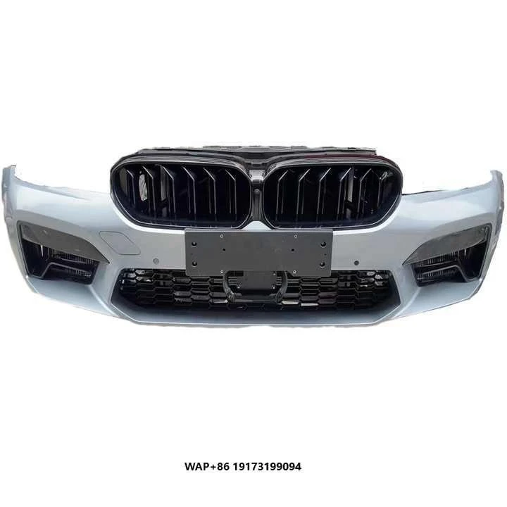 

For B-MW M5 F90 2021 Front Bumper Assembly Includes Grille Radiator Second-Hand Front Bumper Plastic Material