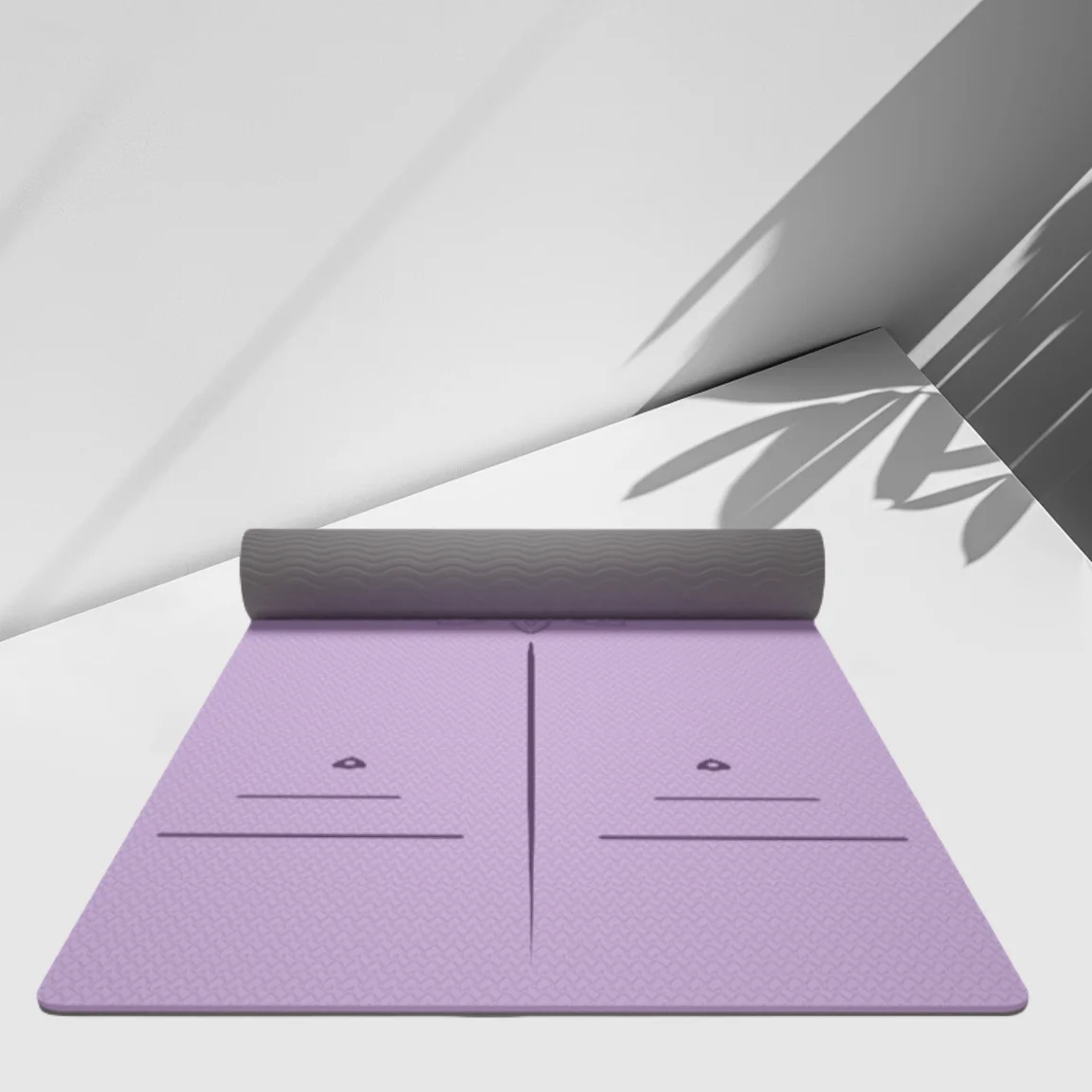 

Thick TPE Non Slip Yoga Exercise Mat Home Gym Fitness Jump Rope Dance Pilates Floor Mat Eco Friendly Durable Workout Cushion