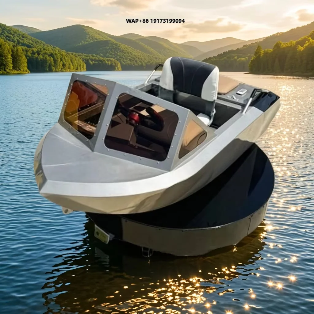 High-Speed 45KM/H Aluminum Electric Dinghy 15KW Motor Gears Marine Water Sports Rowing Speed Jet Ski Boat 1 Seat Three Element