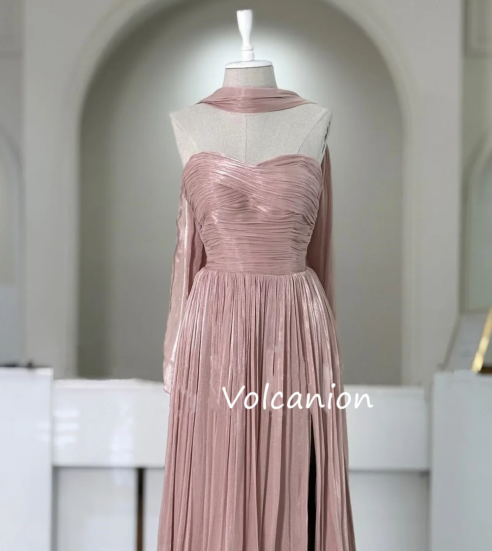 Customized Pleat A-line Sweetheart Long Dresses Bespoke Occasion Evening Elegant Simple High Quality