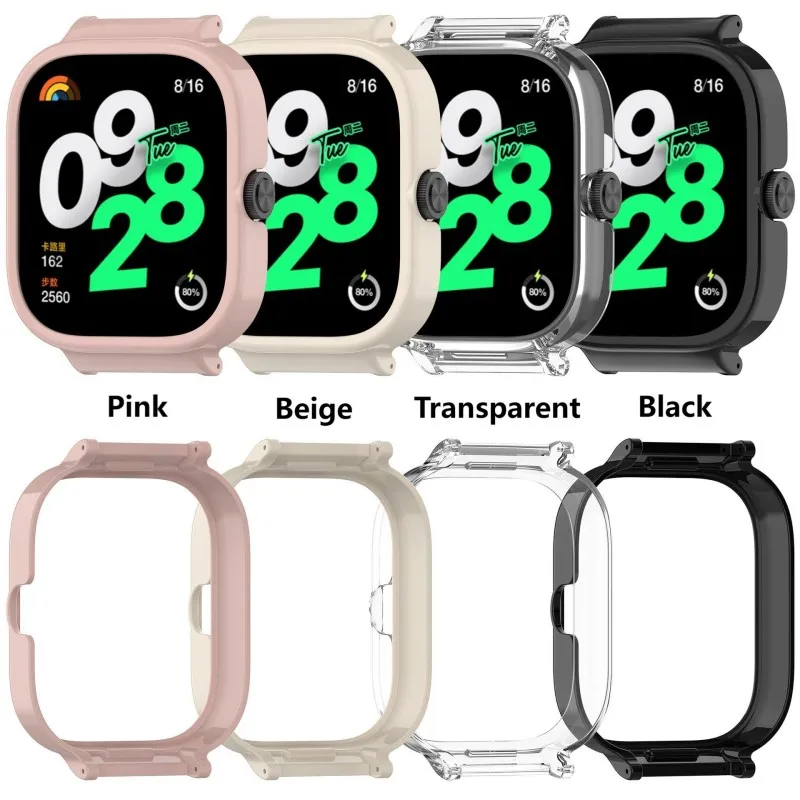 20mm Width PC Hollow Case Cover for Redmi Watch 5 4 3 Smart Watch Bumper Protective Cover Shell for Redmi Watch5 Accessorie