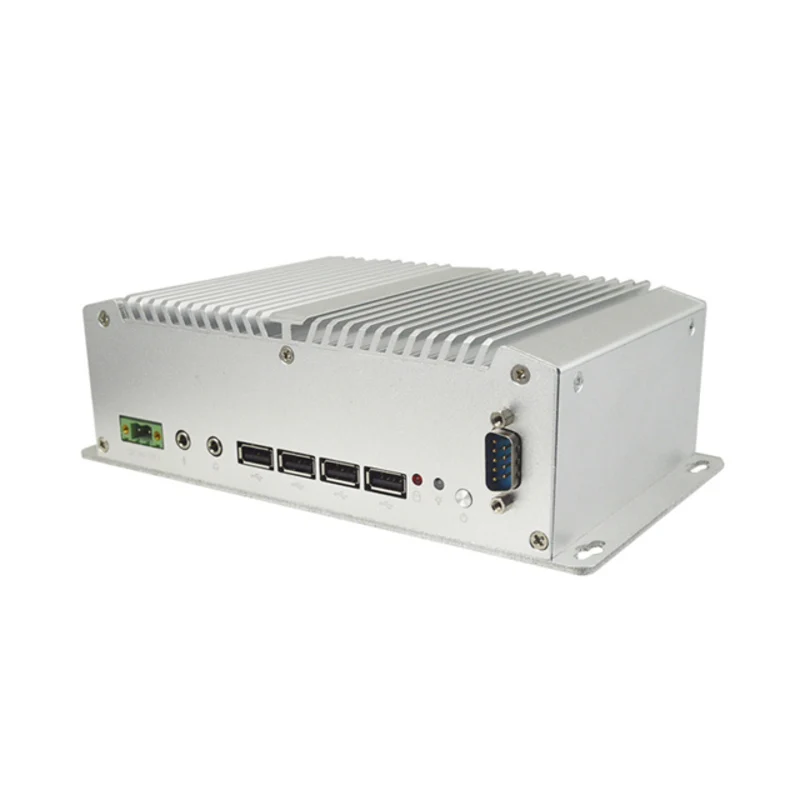 Eip MFC-2000 صندوق مدمج بدون مروحة كمبيوتر Intel I3/I5/I7/J1800/J1900 8GB RAM 256GB HDD Network Security Stock التحكم البصري #1