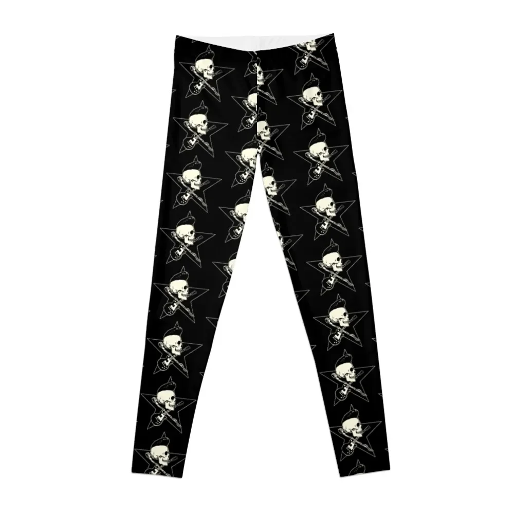 

Rock-n-Roll Skull Leggings for fitness sports woman gym sports tennis for Womens Leggings