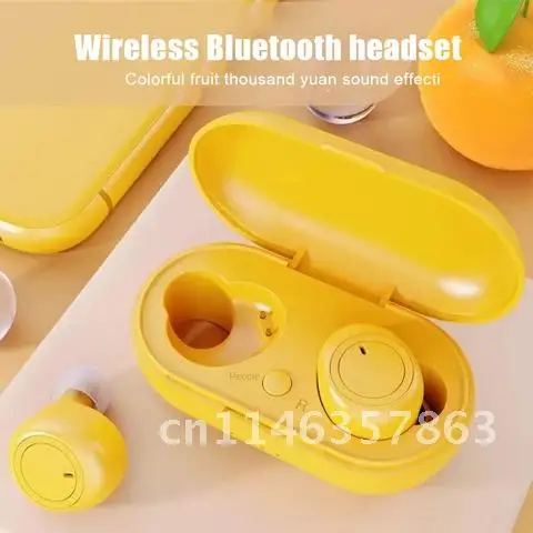 Wireless Colorful Macarons Bluetooth-compatible 5.0 Earphone Headset Earbuds For iPhone Handsfree Headphone