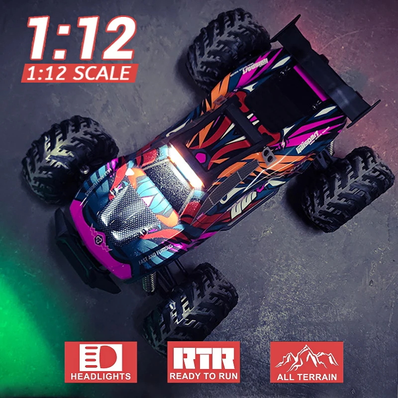 4x4 Remote Control Car 1/12 2.4ghz High Speed Racing Off-Road Drift Rc Car Toys Brushless Motor/Brush Motor For Children Girls