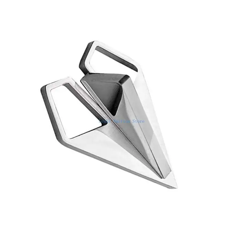 

L5YB Stylish Paper Plane Brooch Metal Badge Pin Paper Aircraft Pin for Various Outfit Social Gathering Business Meeting Pin