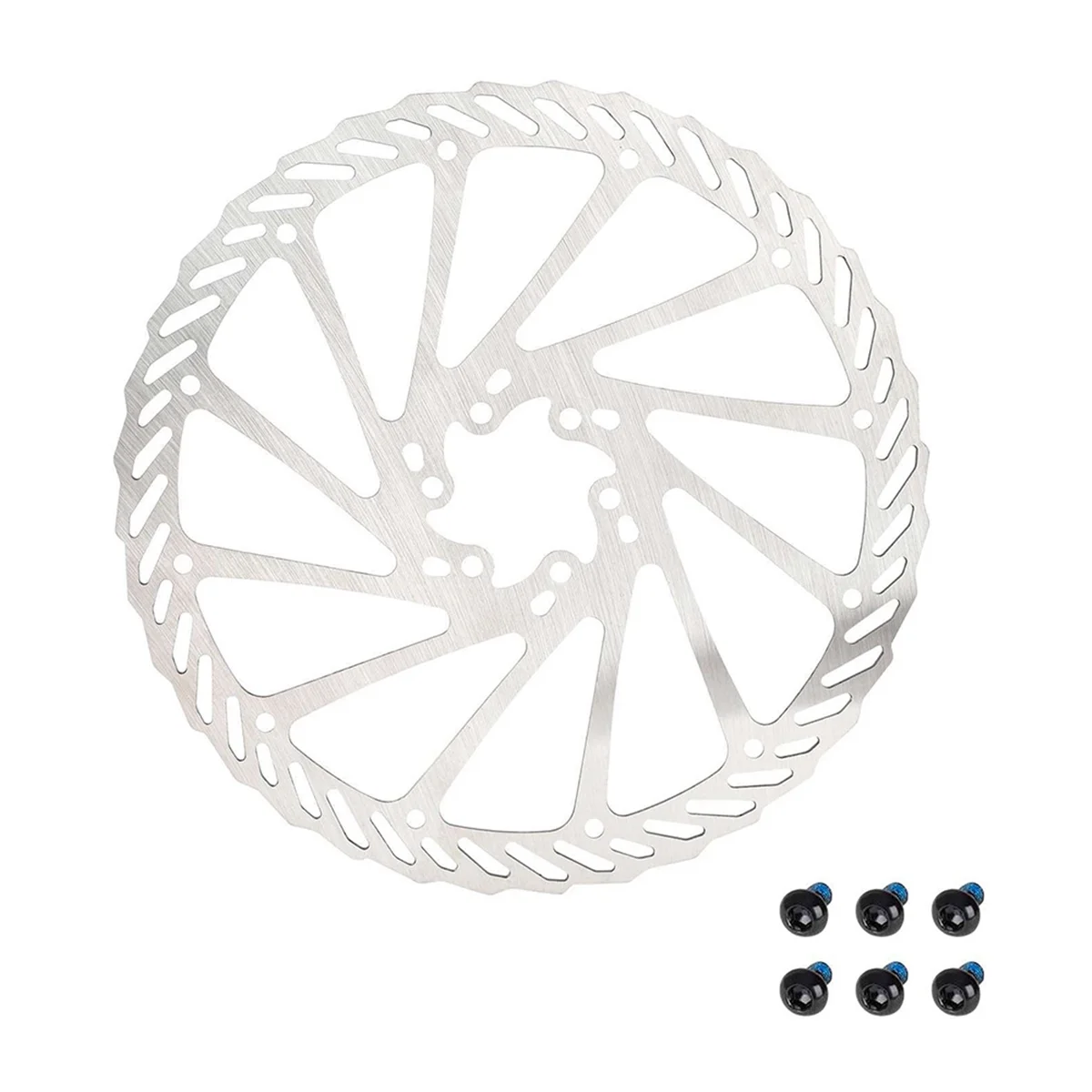

A72Z 160mm Dual Mounting Hole Disc Brake Disc, Mountain Road Bicycle Disc 160mm Dual-Mounting Hole Disc Brake Rotor