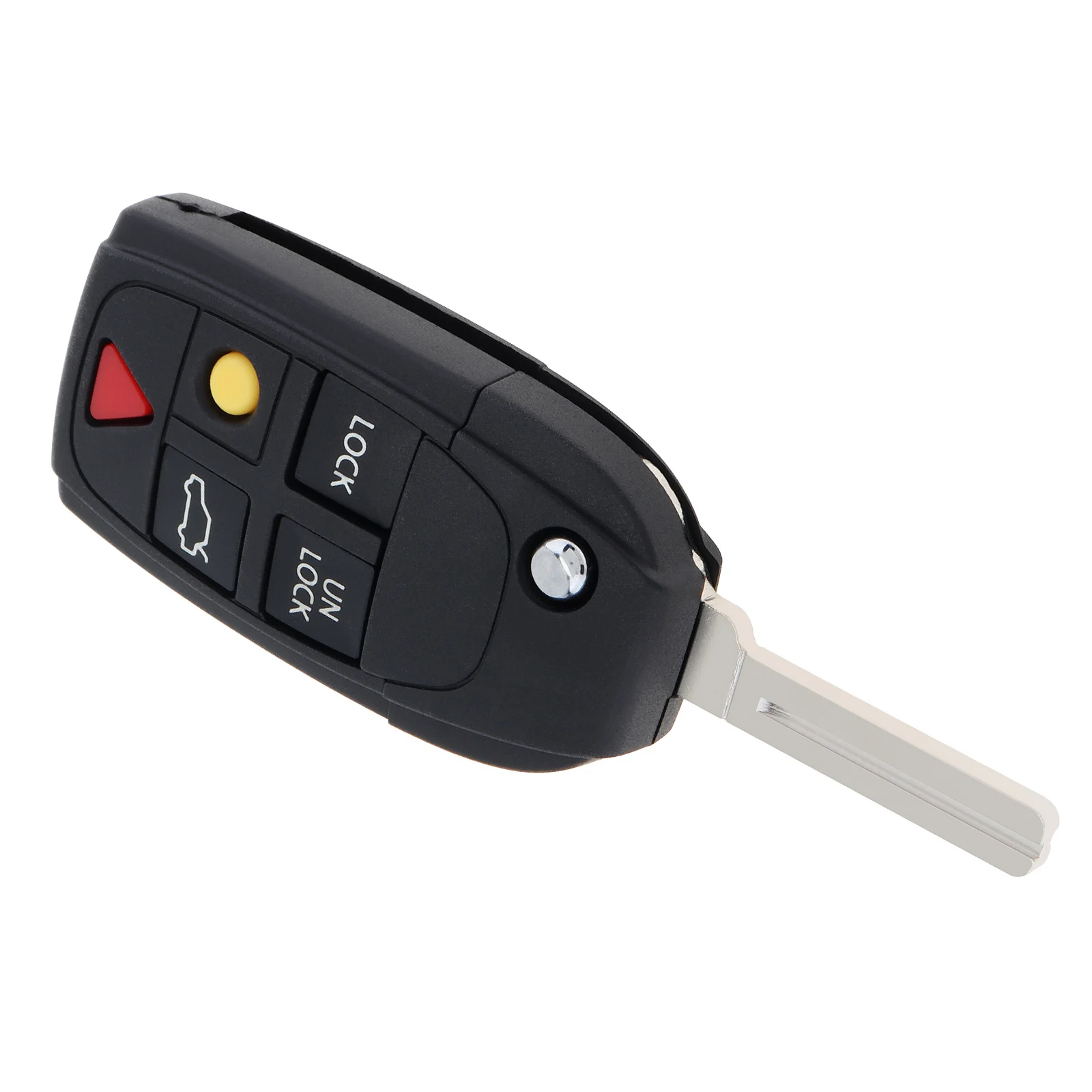 5 tasten Auto Schlüssel Fob Fall Shell Ersatz Flip Folding Remote Abdeckung Auto Schlüssel Zubehör Fit für VOLVO S60 S80 v70 XC70 XC90