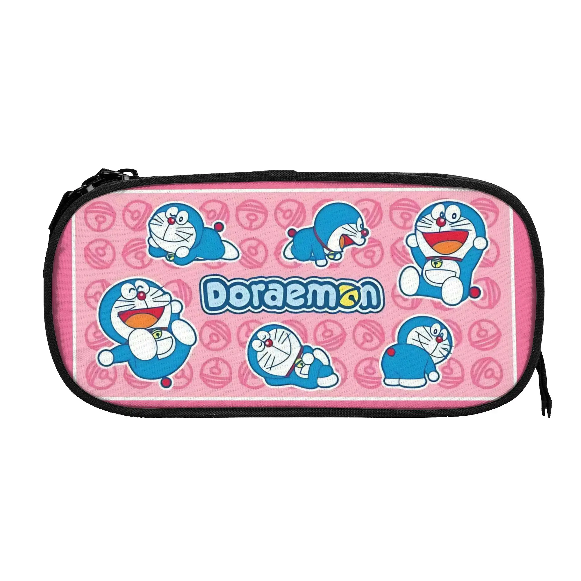

doraemons blue cats cat Pencil Case Double Layer Large Capacity Kids Pencilcase Birthday Gift
