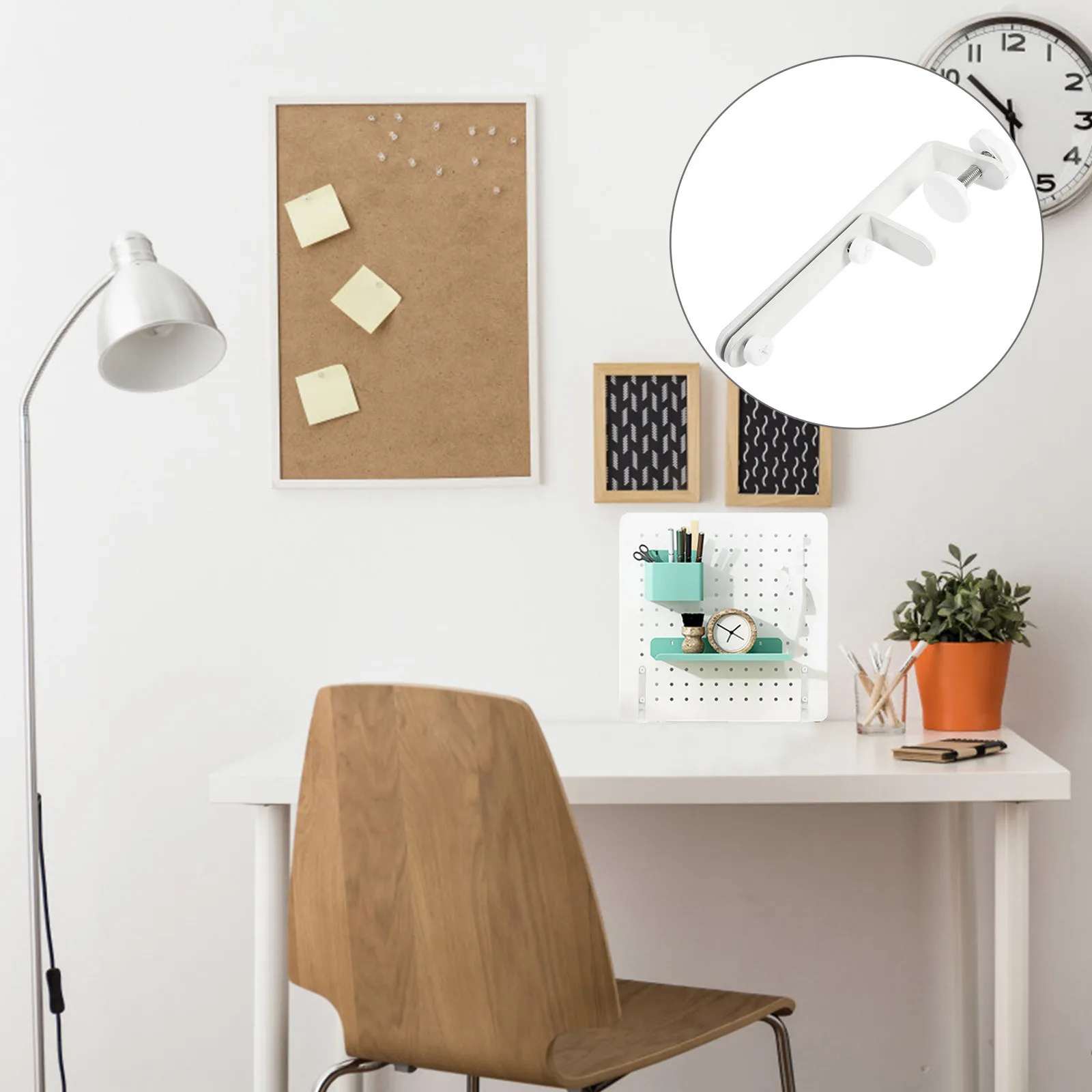 Metal Painted Fixing Stands High Hardness Hole Board Racks Flexible Punch Free Fixation Shelf Storage Board Holders Iron Racks