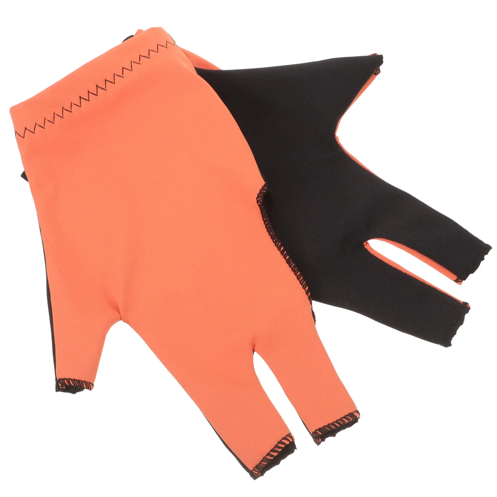 1Pair Elastic Billiard Gloves Soft Polyester Pool Cue Gloves Quick Dry Washable for Humid Weather Sweaty Hands Snooker Billiards