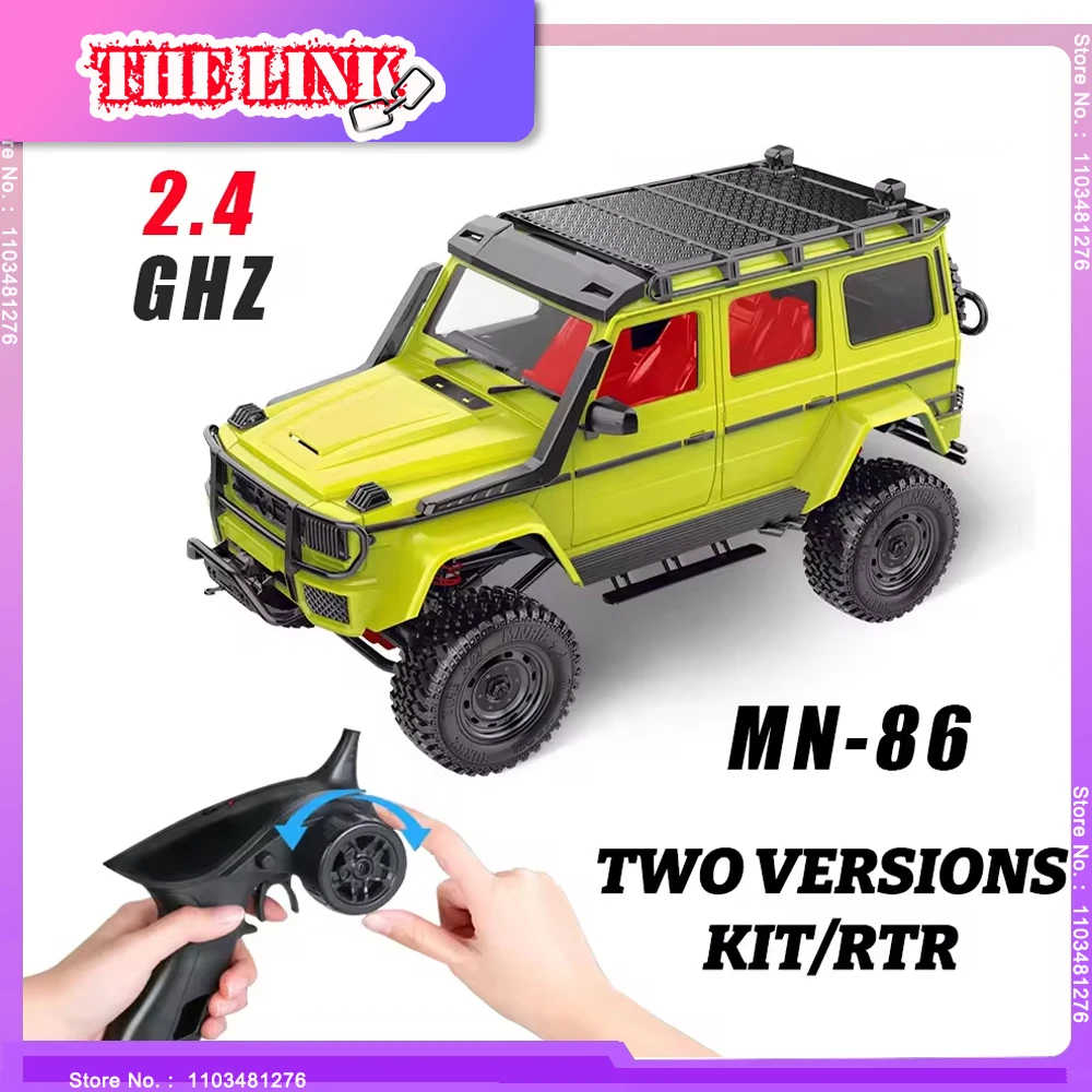 Mn86/Mn86s RC Cars Toys 1/12 Off-road Vehicle Model 2.4ghz Remote Control Four-wheel Drive Climbing Car Kids Gifts DIY THE LINK