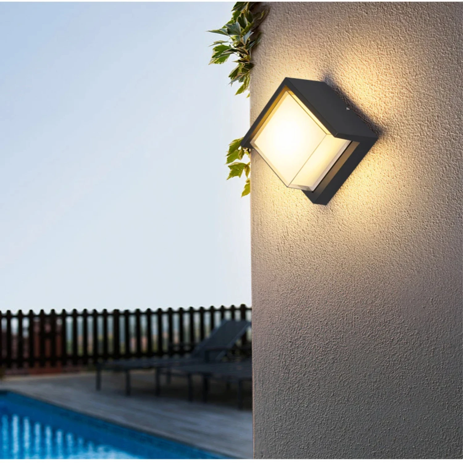 Nieuwe Outdoor Led Wandlamp Ip65 Waterdicht Geschikt Voor Veranda, Gang, Balkon, Binnenplaats Landschap Verlichtingsarmaturen