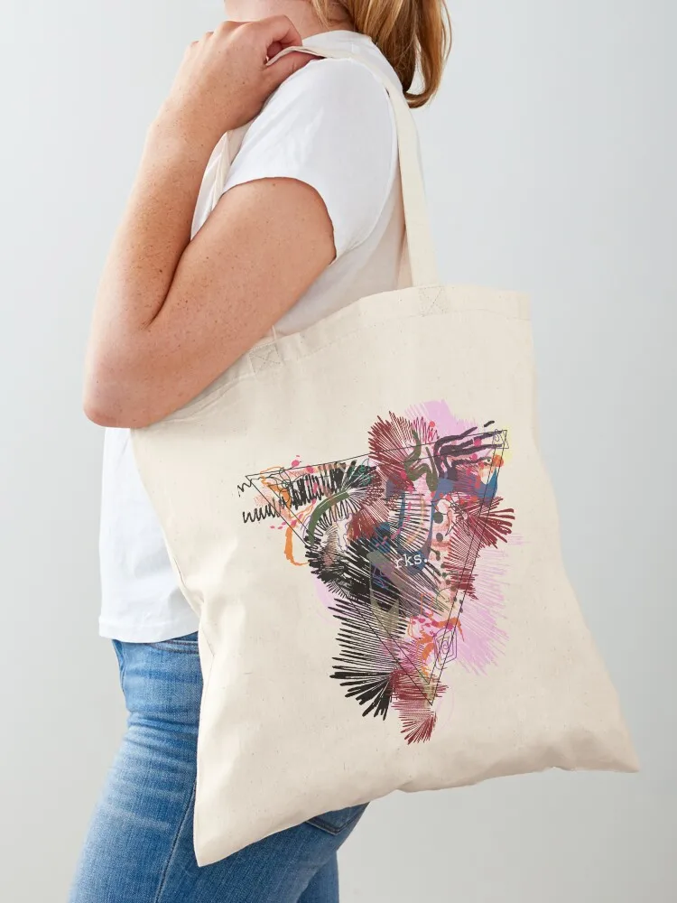 

Rainbow Kitten Surprise RKS Triangle Tote Bag personalized tote bag bags for women Shopper bag supermarket folding