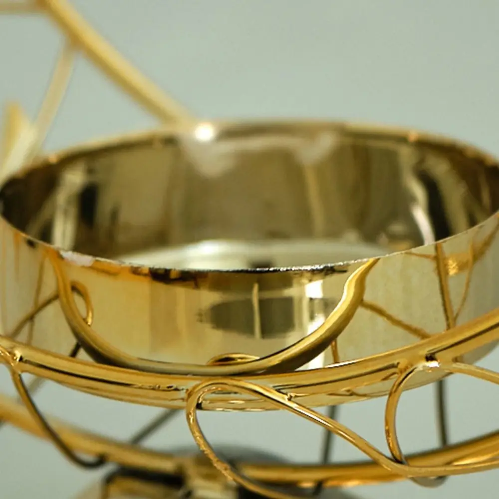 

Moon Shape Moon Candle Holder Eid Al-Fitr Luxury Style Tea Light Cup Stand Iron Gold Silver Black Tabletop Aromatherapy Burner