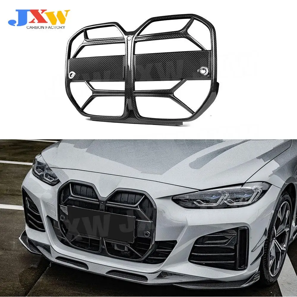 

Dry Carbon Racing Grille Mesh Front Bumper Racing Grille for BMW 4 Series G26 M Sport Sedan 2020+ Car Styling Accessories