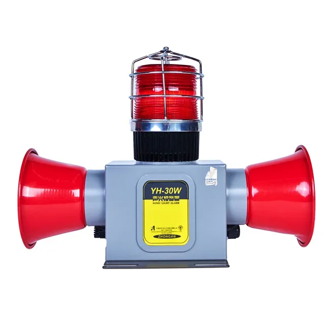 Electric alarm Hoisting machinery door hanging Bridge cranes ports docks with 120dB dual facing Horn