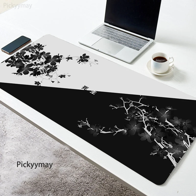 

Flower Large Mouse Pad Company Sakura Mousepad Gamer Big Mouse Mat PC Computer XXL Office Carpet Mause Pad Keyboard Desk Mat