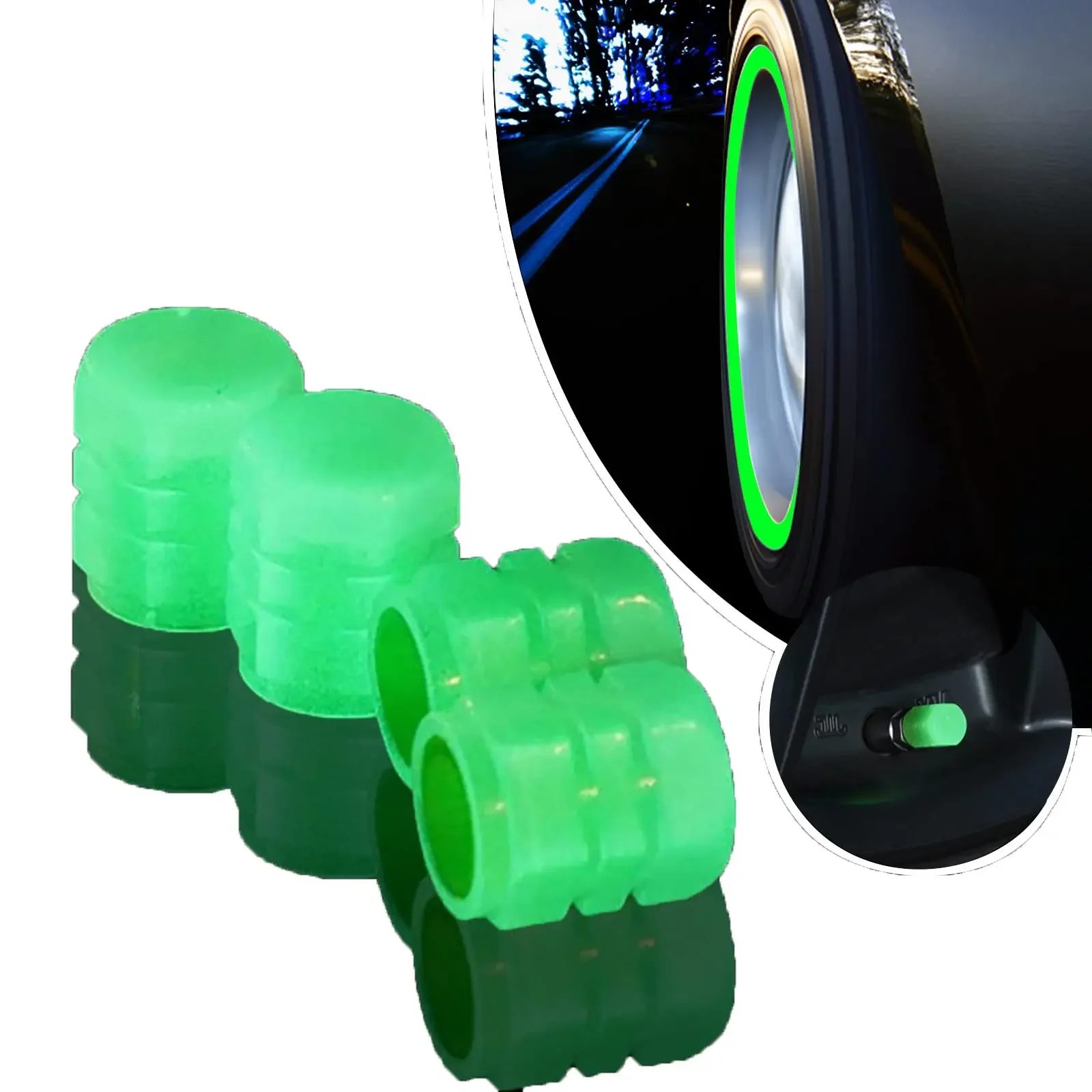 Mini capuchons de assujetpour voiture et moto, couvercle de assujetlumineux coloré, accessoires de décoration de style de moyeu de roue, 16 pièces,