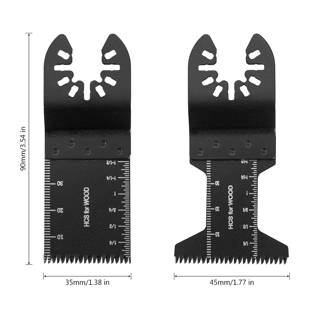 Hojas de sierra oscilantes afiladas multiherramienta, hojas oscilantes de liberación rápida para corte de Metal, plástico y madera