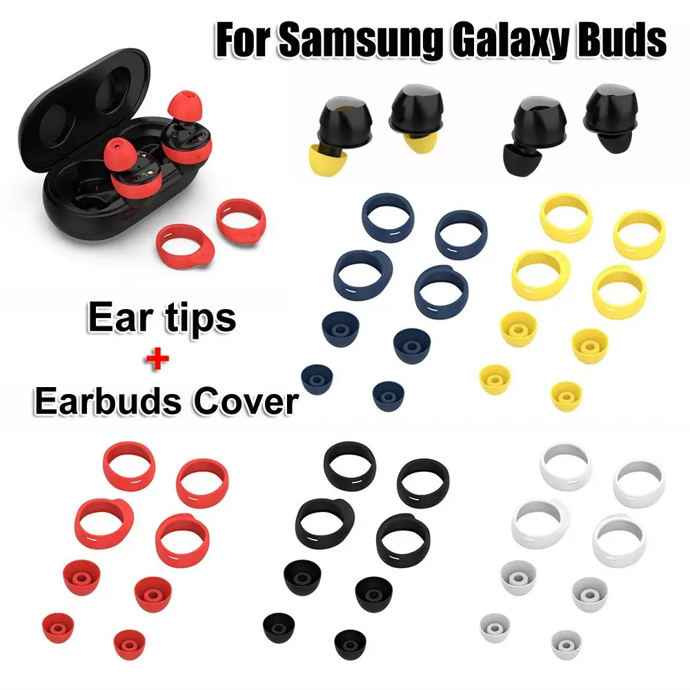 Anti-Slip Earphone Headphone Ear tips Kits Earbuds Cover Silicone Eartips In-ear For Samsung Galaxy Buds