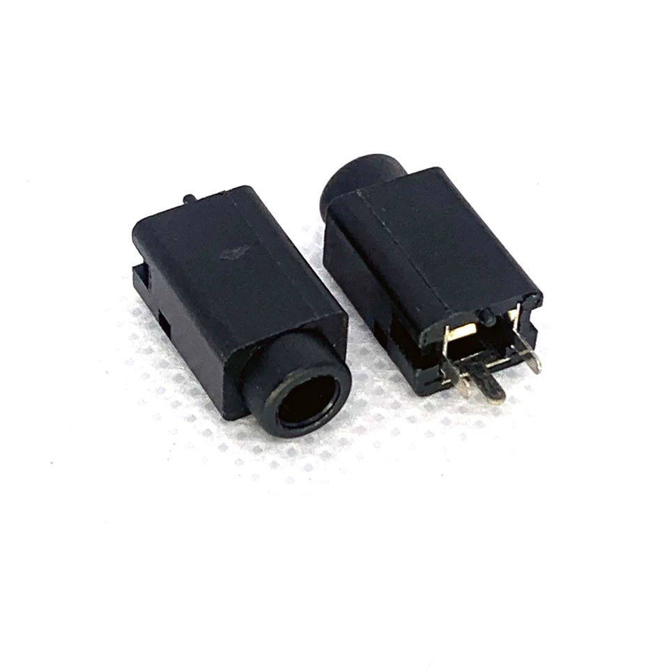 30pcs 3.5mm Headphone Jack Audio Jack PJ-359 Plastic vertical plug