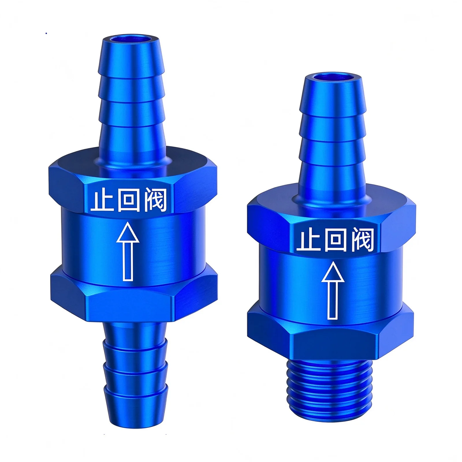 Aluminum Alloy Non Return Check Valve Truck Water Sprinkler Air Brake One Way Valve Prevent Backwater for Air Reservoir Tank