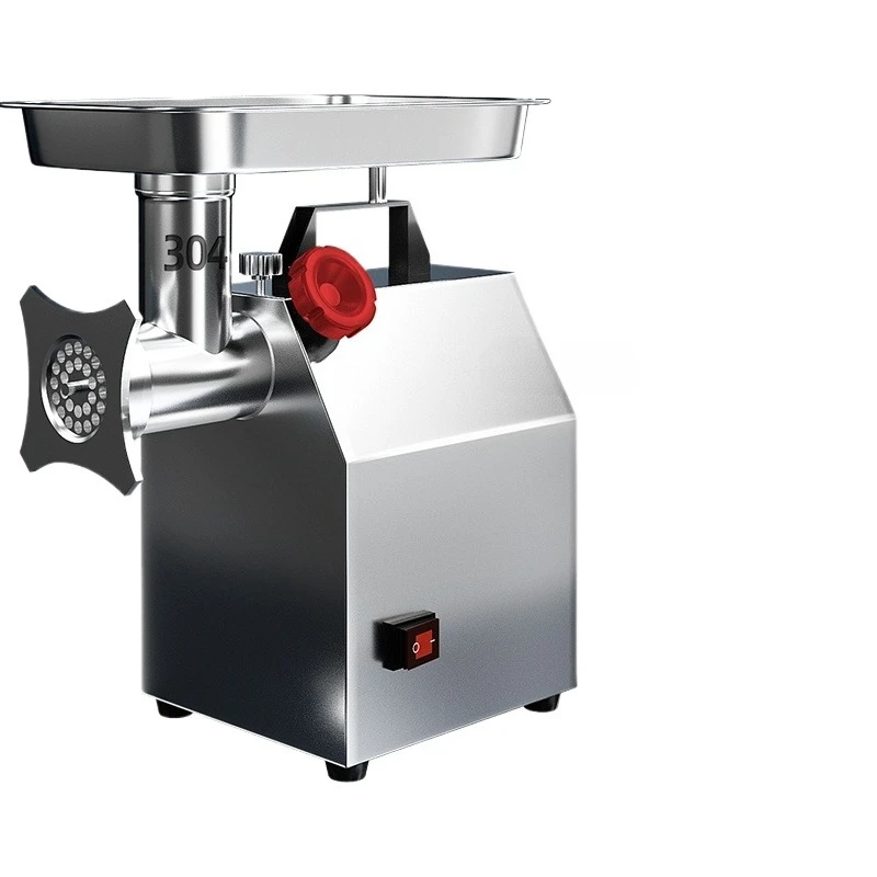 

New meat grinder, commercial high-power electric meat grinder, meat rust steel dumpling grinder, grinder