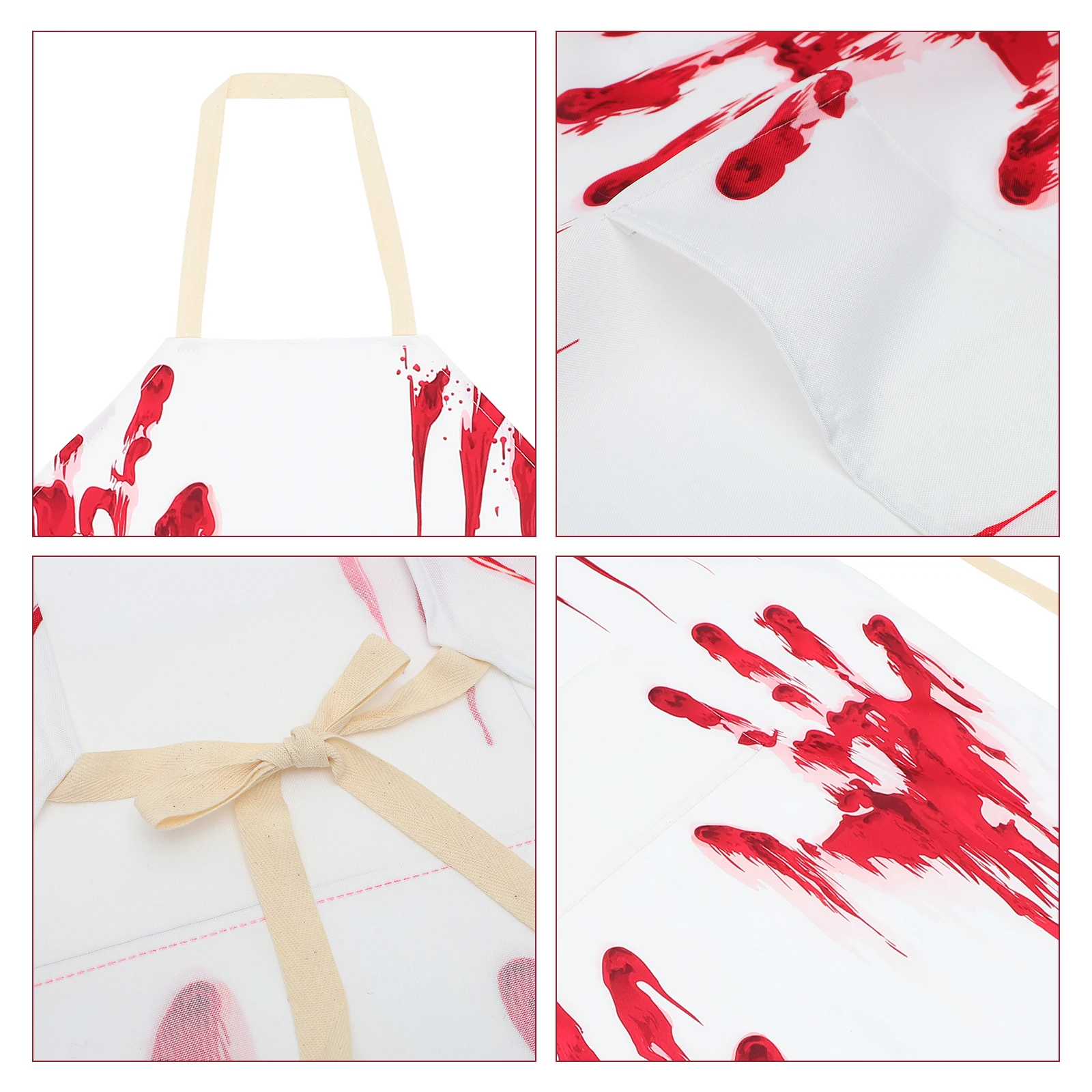 

Horror Apron Creepy Halloween Decorations Bloody Accessories Indoor Scary Oil-splash